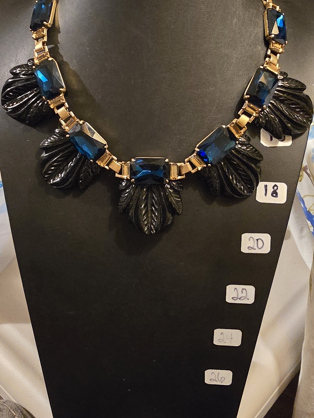 J.Crew Crystal Medallion Statement Necklace.